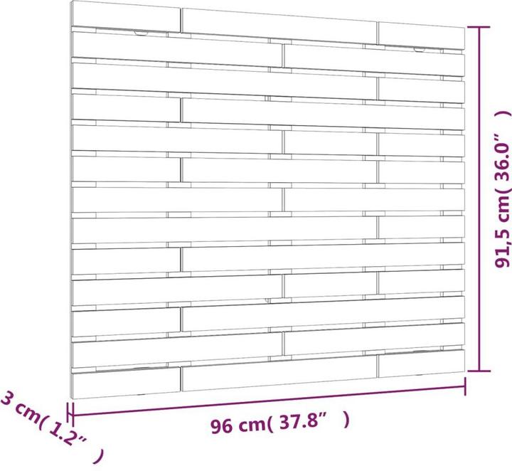Produktbild VidaXL Oksiutka (96 x 3 x 91.5 cm)