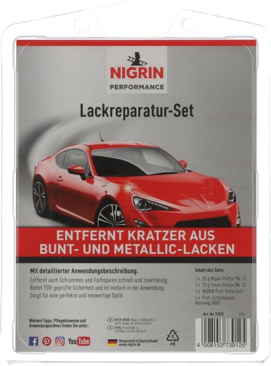 Immagine prodotto Nigrin Kit di riparazione della vernice (50 ml)