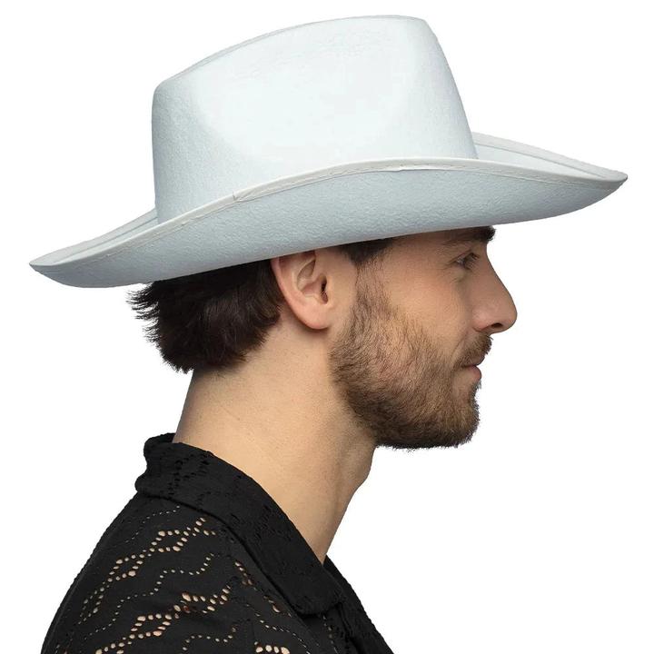 Actual product image Boland Cowboy Hut Daisy Weiss mit Strass