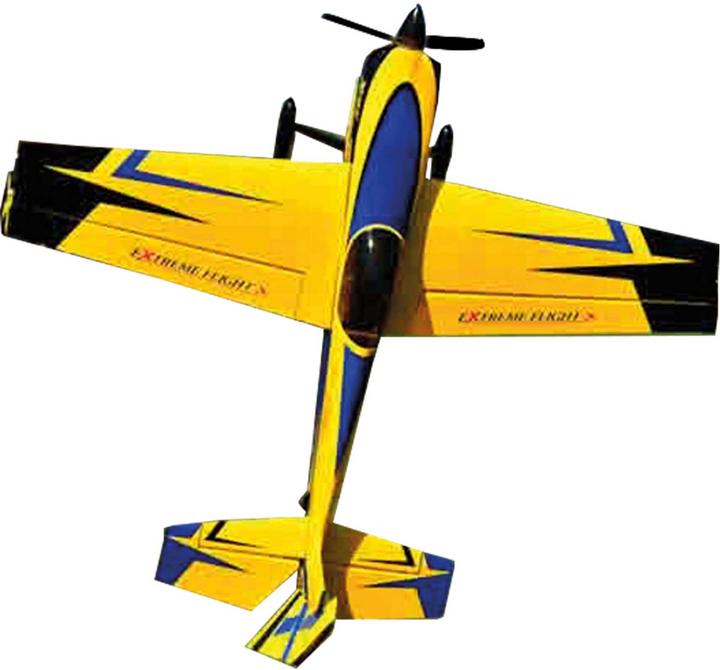 Actual product image 3D Hobby Shop slick 580 60" v2 plus yellow/blue with wing quick release fastener (Aerobatics)