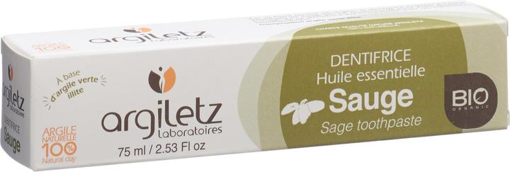 Produktbild Argiletz Zahnpasta Salbei Bio (75 ml)