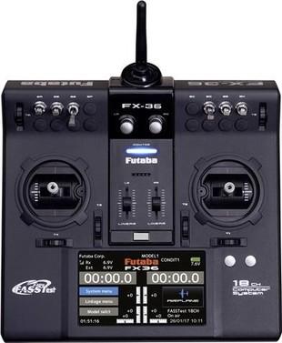 Actual product image Futaba FX36 Potless Ultimate + R7008SB + LiPo + Charger