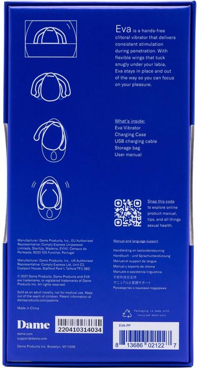Productafbeelding Dame Products Eva LL koppel vibrator - Papaja