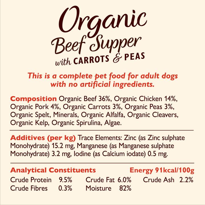 Produktbild Lily's Kitchen Organic Beef Supper (Adult, 1 Stk., 150 g)