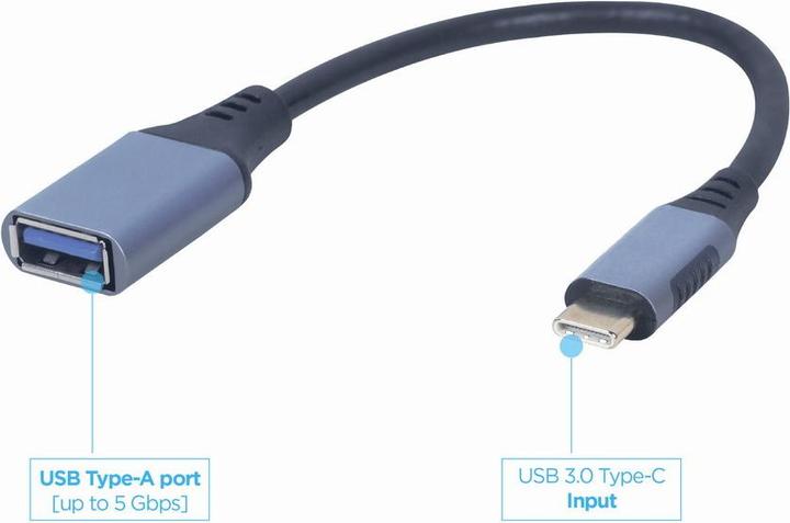Actual product image Gembird USB A – USB C (0.15 m, USB 3.2 Gen 1)