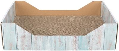 Immagine prodotto Trixie Graffiatoio, cartone, erba gatta, 45×12×33 cm, turchese (33 cm, Turchese)