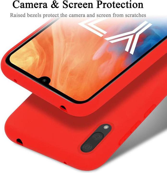 Actual product image Cadorabo TPU Liquid Silicone Case Cover (Huawei Y7 (2019), Huawei Y7 Prime (2019))