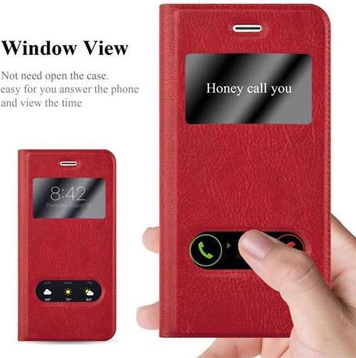 Produktbild Cadorabo Book mit View Doppelfenster Cover (Apple iPhone 7, Apple iPhone SE (2nd Gen))