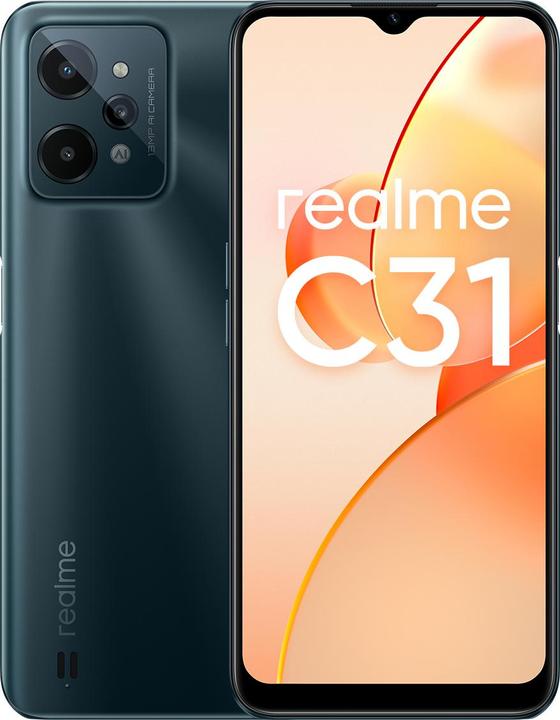 realme C31 (64 GB, Dark Green, 6.50", Dual SIM, 50 Mpx, 4G)