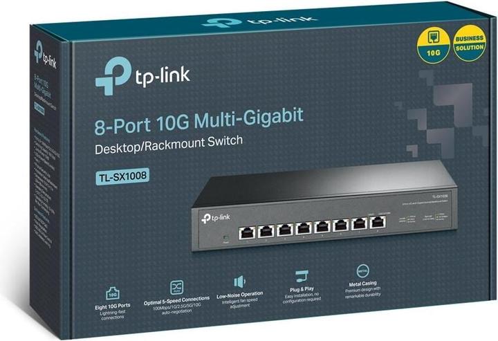 Actual product image TP-Link TL-SX1008 (8 Ports)