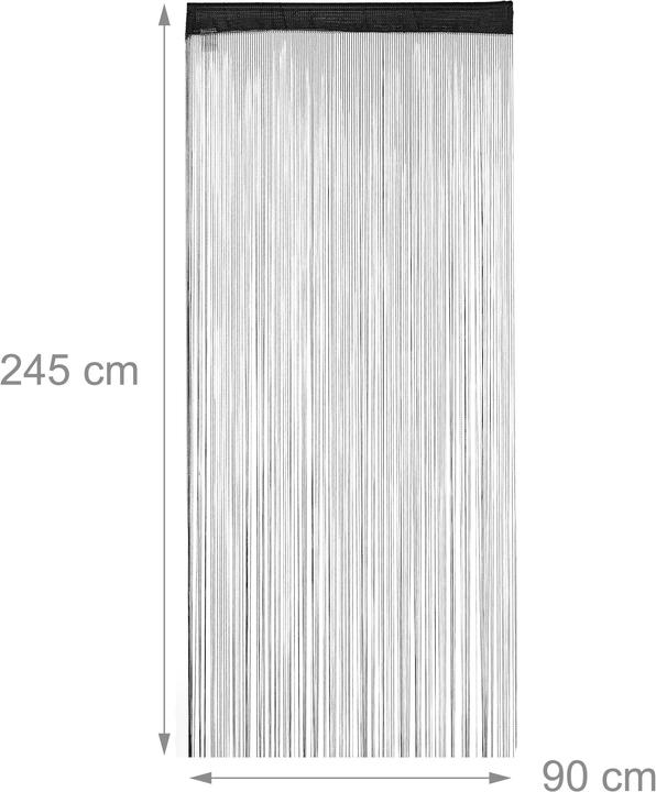 Immagine prodotto Relaxdays Tenda a fili, accorciabile (90 x 245 cm)