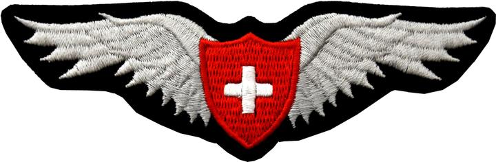 Pinex Swiss Pilot Wing gesticktes Abzeichen 120mm