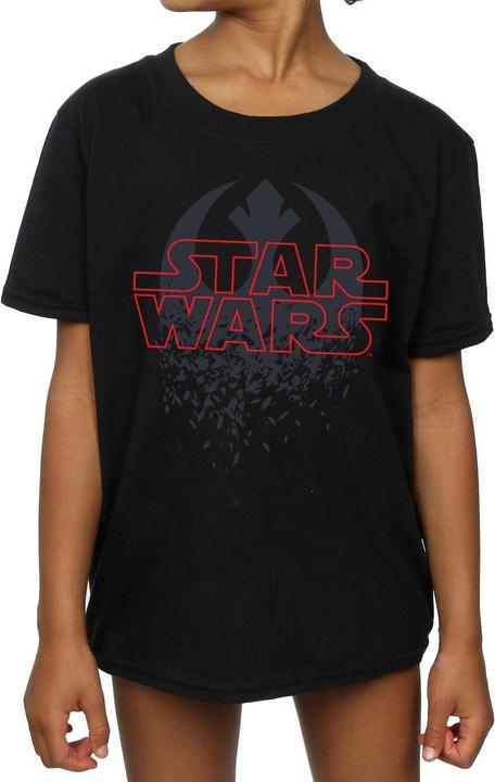 Produktbild Star Wars The Last Jedi Shattered Emblem TShirt Mädchen (140, 146)