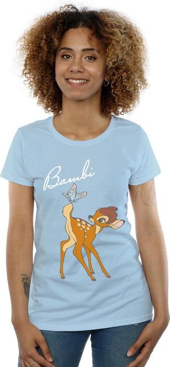 Actual product image Disney Womens/Ladies Bambi Butterfly Tail Cotton T-Shirt (M)