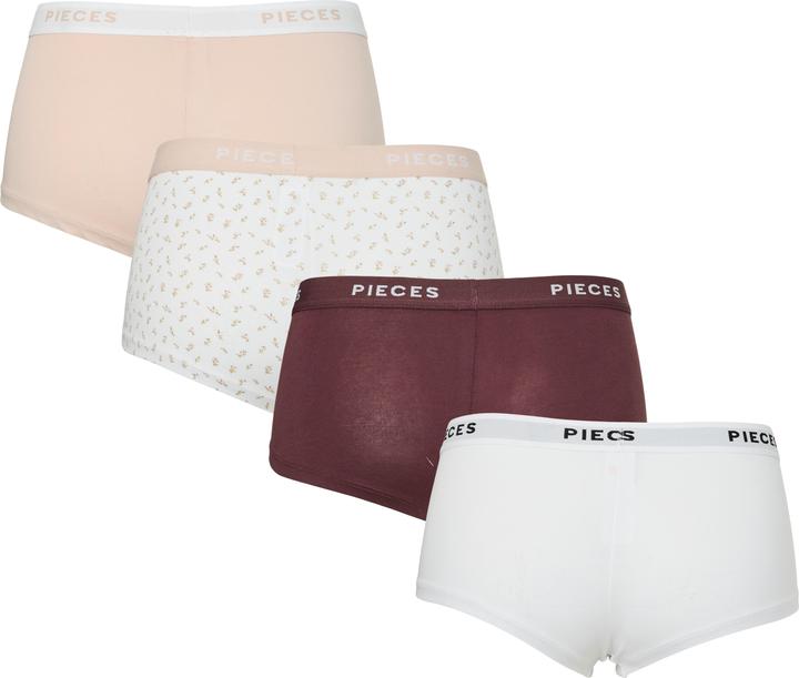 Immagine prodotto Pieces PCLOGO 4er-Pack Boxershorts (S, confezione da 4)