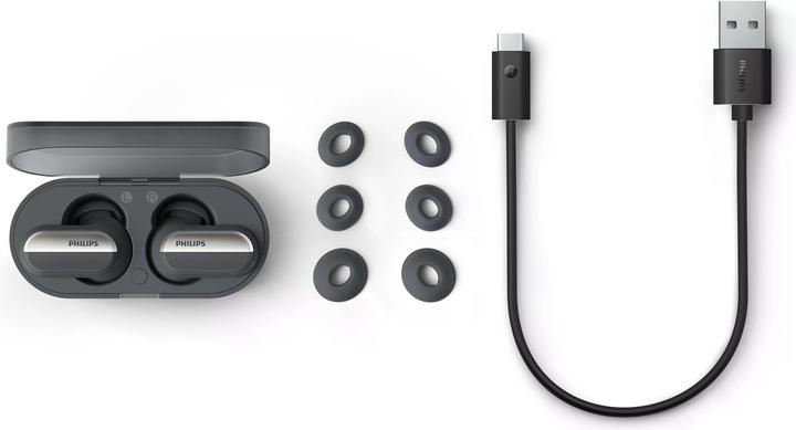 Actual product image Philips Wireless in-ear headphones TAT6908BK/00 Black (ANC, 7 h, Wireless)