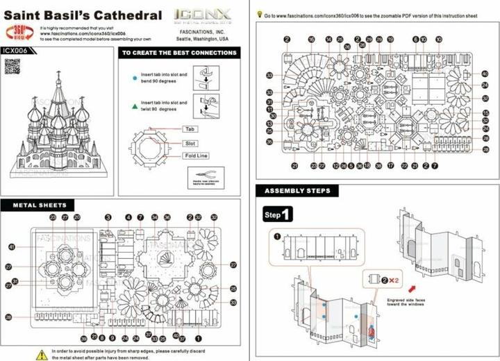 Immagine prodotto Metal Earth ICONX Cattedrale di San Basilio