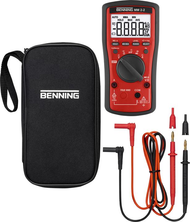 Actual product image Benning BENN Digital Multimeter (CAT II 1000V, CAT III 600V, CAT IV 300V)