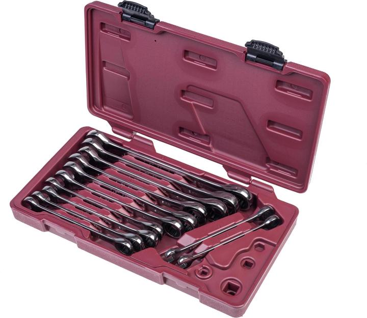 Produktbild Kraftwerk Ringgabelschlüssel-Set (8 mm, 9 mm, 10 mm, 17 mm, 18 mm, 19 mm, 11 mm, 12 mm, 13 mm, 14 mm, 15 mm, 16 mm)