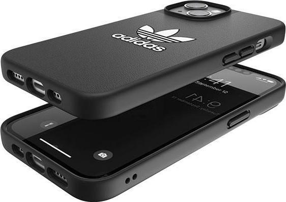 Immagine prodotto adidas OR Custodia Basic per iPhone 14 6.1" in pelle nera 50177 (Apple iPhone 14)