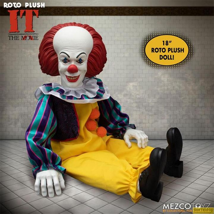 Immagine prodotto Mezco Toys Stephen Kings It 1990 MDS Roto Plush Doll Pennywise 46 cm