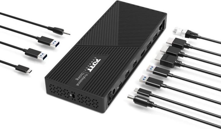 Actual product image Port Designs Triple docking station (USB-C, 3 Ports)