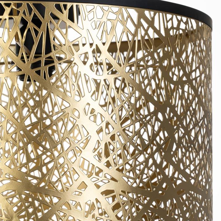 Produktbild Lindby Yonah Deckenleuchte Metall schwarz gold (E27)