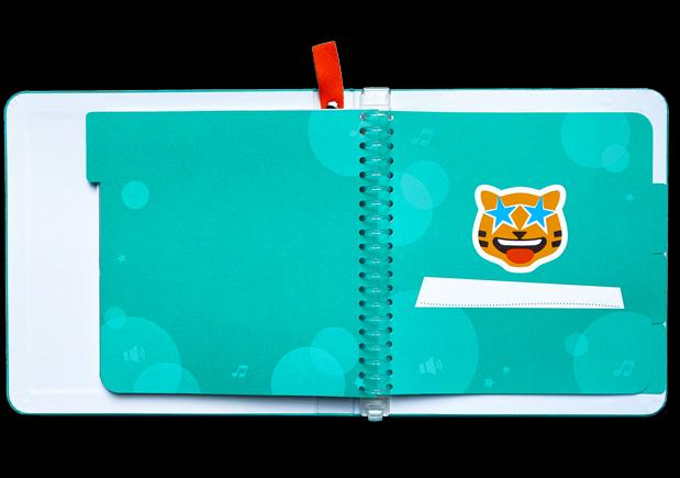 Actual product image Tigermedia scrapbook (German)