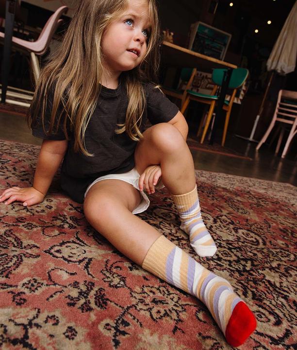 Produktbild Hello Hossy Violette Socken - Lila / Rosa / Beige (22 - 24, 24 - 26)
