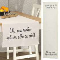 Produktbild Cepewa Tischläufer oh, wie schön, schwarz, ca. 40x160cm (40 x 160 cm)