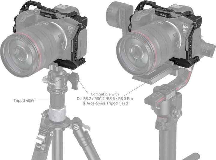Image du produit SmallRig Cage pour Canon EOS R6 Mark II 4159 (Cage)