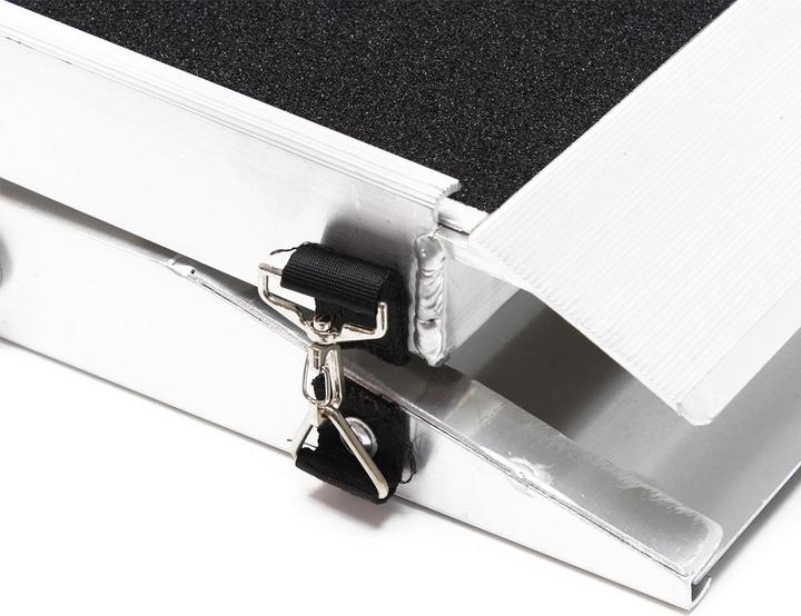 Actual product image Wiltec Foldable dog ramp 244x38cm 122x38cm 115kg Aluminium pet ramp (Dog, Foldable)