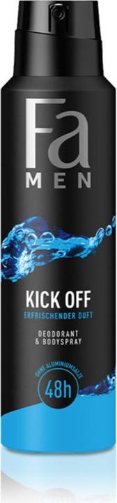 Image du produit Fa Déodorant Spray Homme Kick-Off 150 ml (Spray, 150 ml)