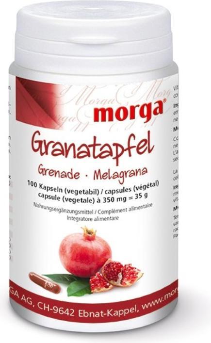 Actual product image Morga Pomegranate Vegicaps (100 Piece, Capsules, 35 g)