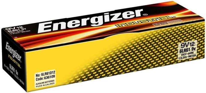 Image du produit Energizer Industrie (12 pcs, 9V Block, 600 mAh)