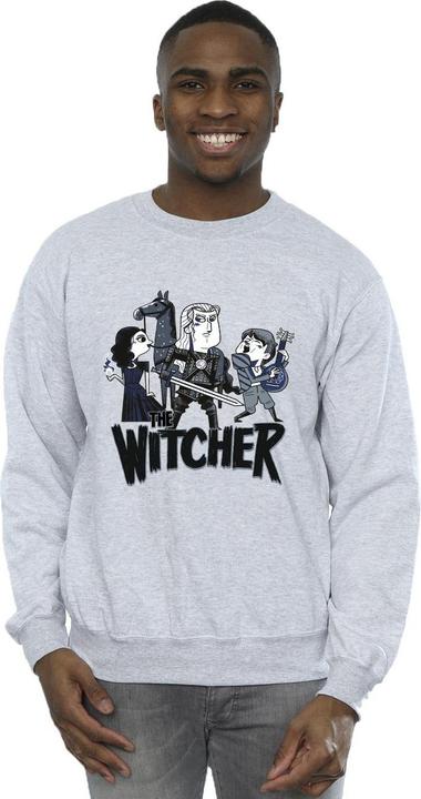 Produktbild Netflix The Witcher Team Illustrated Sweatshirt (S)