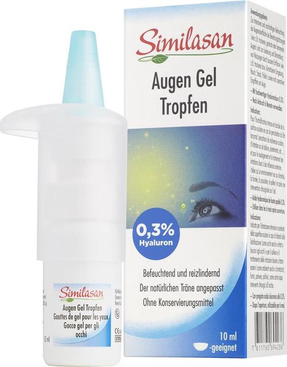 Immagine prodotto Similasan Gocce gel per gli occhi 0,3% di acido ialuronico (10 ml, 10 ml)