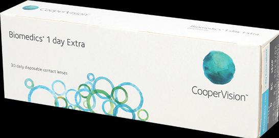 Actual product image Biomedics 1 day Extra (30 Piece, Daily lens, Spherical)