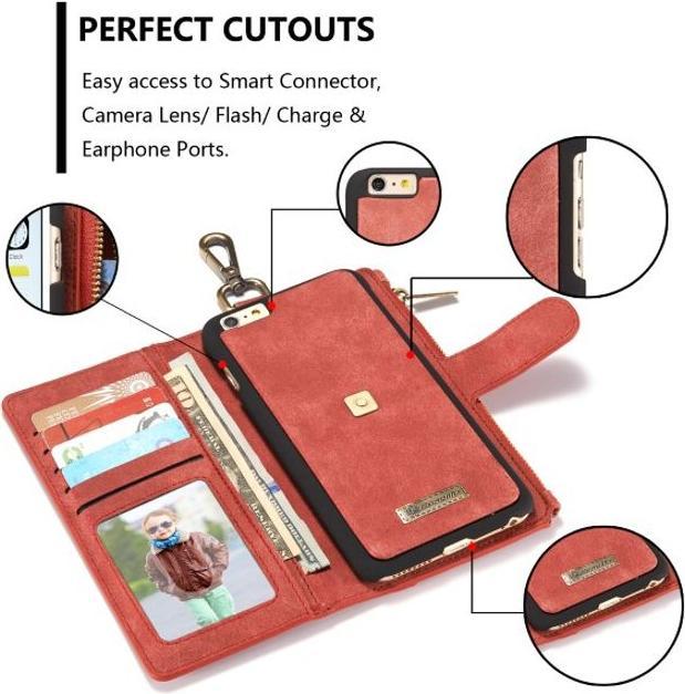 Immagine prodotto Caseme Custodia in pelle sottile con portafoglio (Apple iPhone 6s Plus, Apple iPhone 6 Plus)