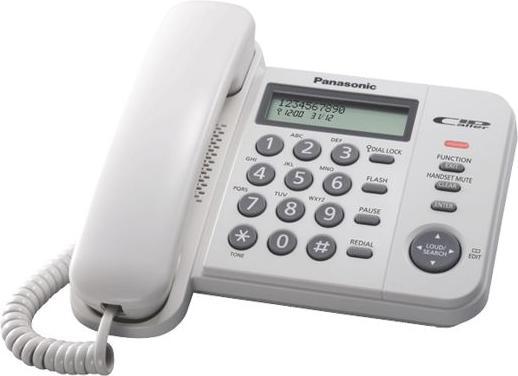 Actual product image Panasonic KX-TS560 DECT telephone Caller ID White