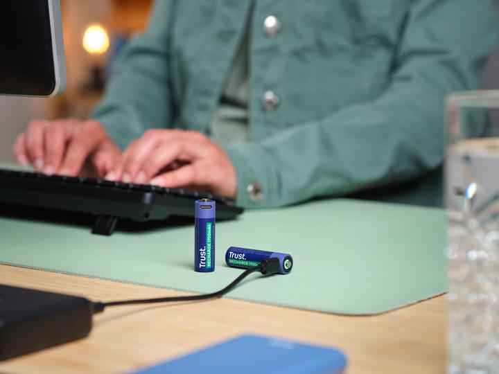 Immagine prodotto Trust Batterie Ricaricabili USB-C 2p (2 pz., AA, 1700 mAh)