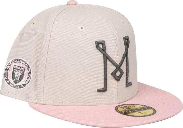 New Era 59Fifty Fitted Cap - MLS Inter Miami stone - 7 7/8 (7 7/8)