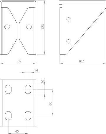 Immagine prodotto Unex 66890 Connettore Omega push-in forato in acciaio inox grigio RAL7030