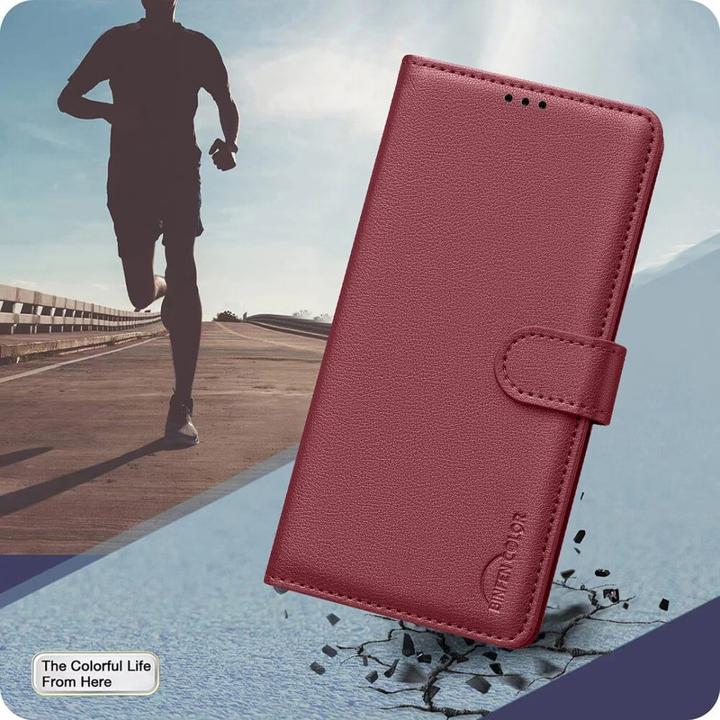 Actual product image Binfen Color Google Pixel 9a - BINFEN Leder Etui Hülle mit RFID Blocker (Google Pixel 9a)