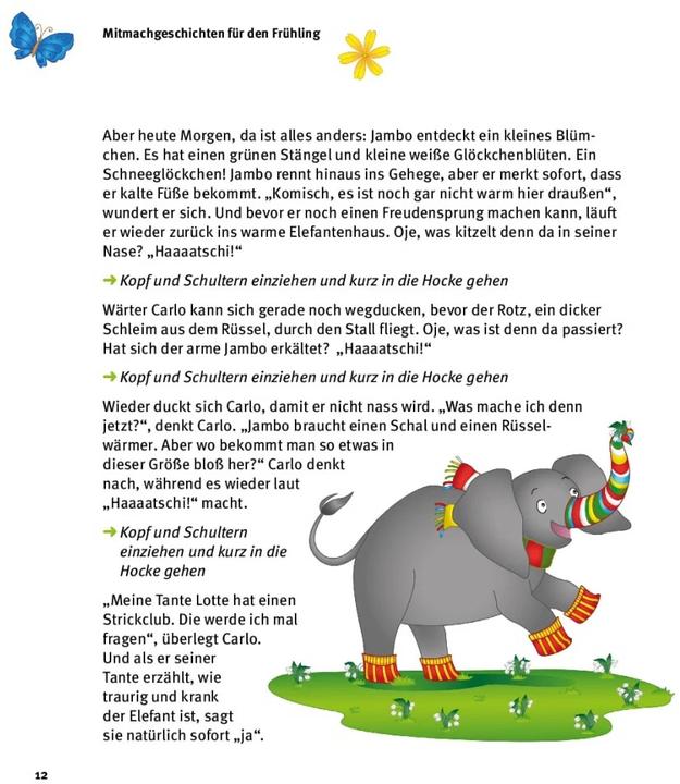 Produktbild 5 Minuten Mitmachgeschichten für Frühling und Sommer (Deutsch, Kathrin Sprenger, 2020)