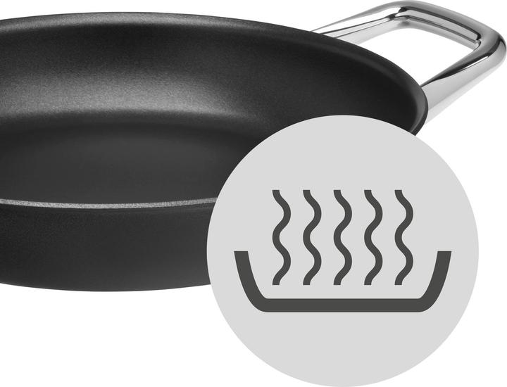 Produktbild WMF Servierpfanne STEAK PROFI Schwarz (24 cm, Bratpfanne, Edelstahl, Stahl)