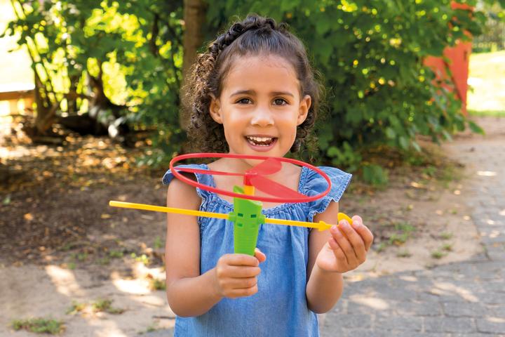 Image du produit Lena Toupie volante 2 hélices ø 20 cm, en plastique, dès 3 ans