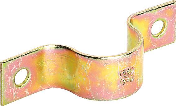 Actual product image Alberts Pipe clamp 23 mm fr 3/4 inch, galvanised yellow