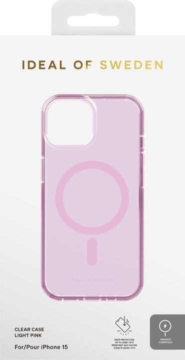 Actual product image iDeal Of Sweden Magsafe Designer Hard-Cover Light Pink clear (Oppo A16e, Apple iPhone 13)