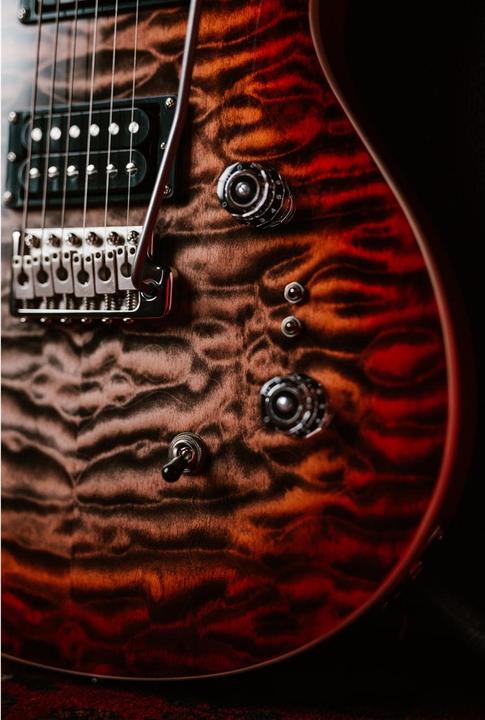 Actual product image PRS SE Custom 24-08 Quilt (Electric guitar, mahogany, Quilted maple, Maple)